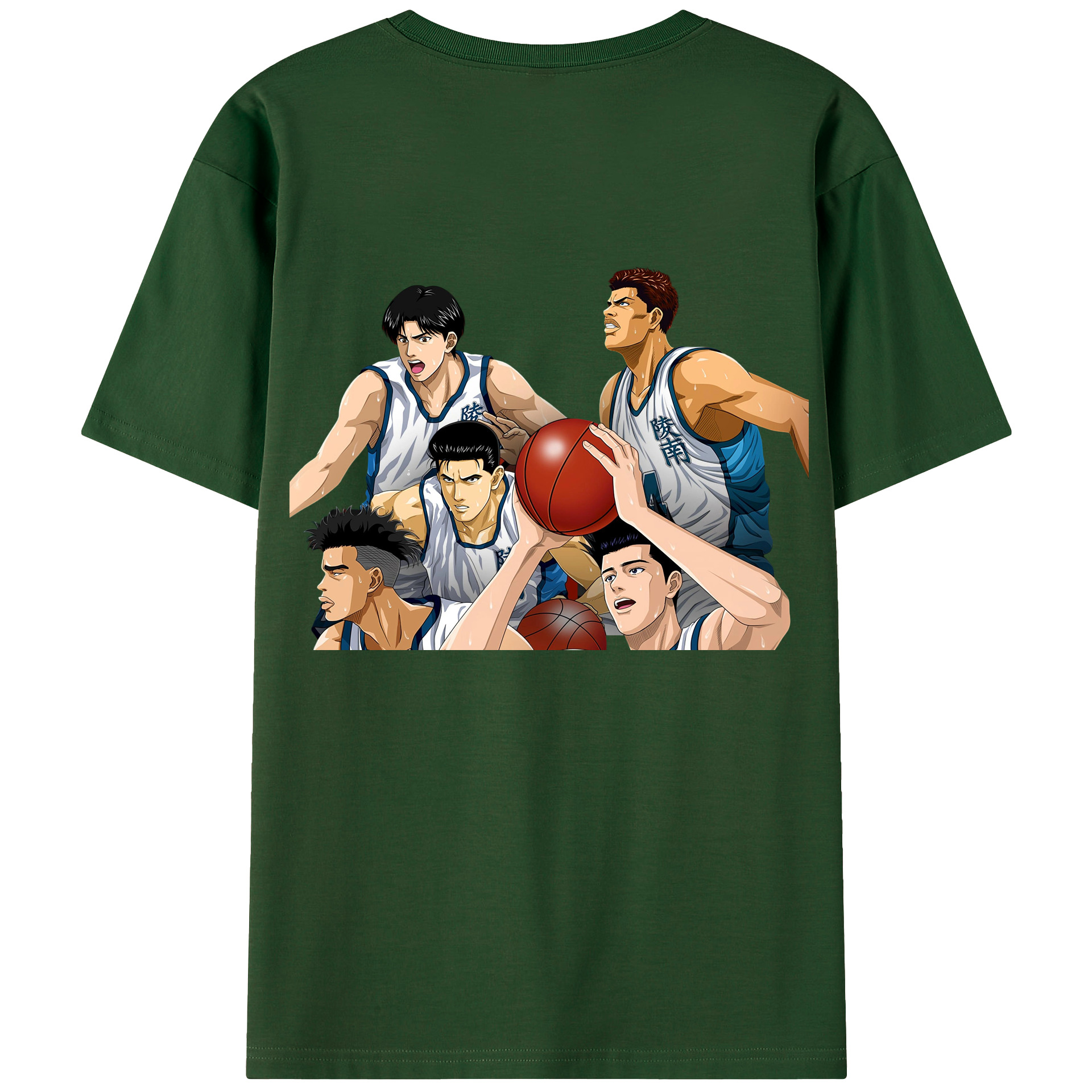 SLAM DUNK／スラムダンク 綿100％半袖Tシャツ（背面プリント）